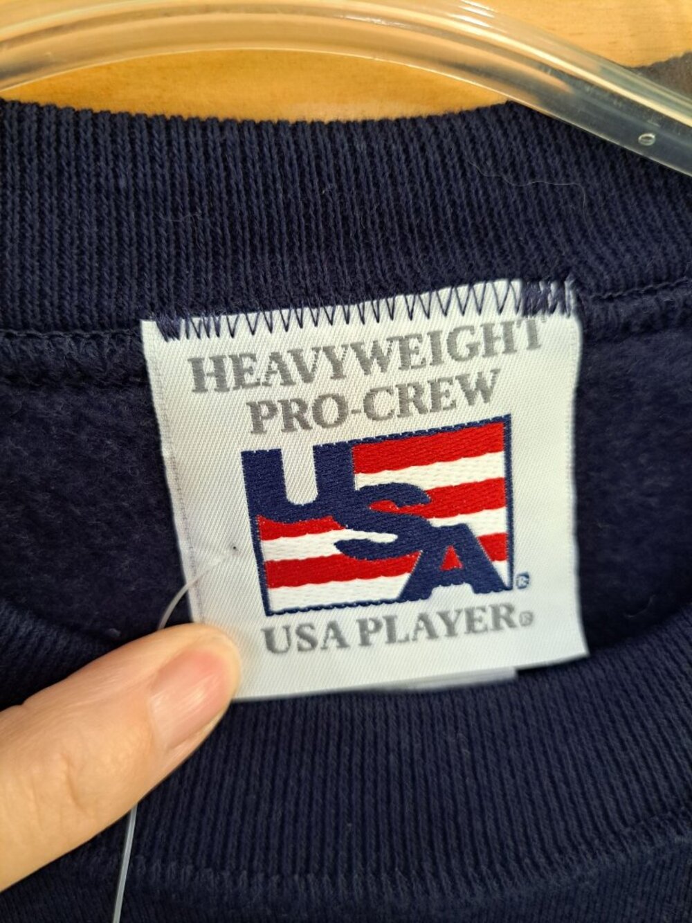 New Vtg Indiana University Alumni Navy Crewneck Sweatshirt XL USA Heavyweight - Picture 2 of 10